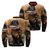 Image of 3D All Over Printed Dog Hunting Duck Art Jacket