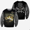 Image of 3D Printed Bass Fishing Skull Clothes Kens050402