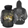 Image of 3D Printed Bass Fishing Skull Clothes Kens050402