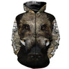 Image of 3D Printed Camo Wild Boar Portrait Clothes TA0102